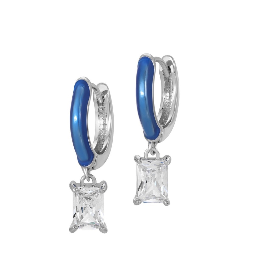CELESTE STARRE | Neon Nights Earrings (Electric Blue)